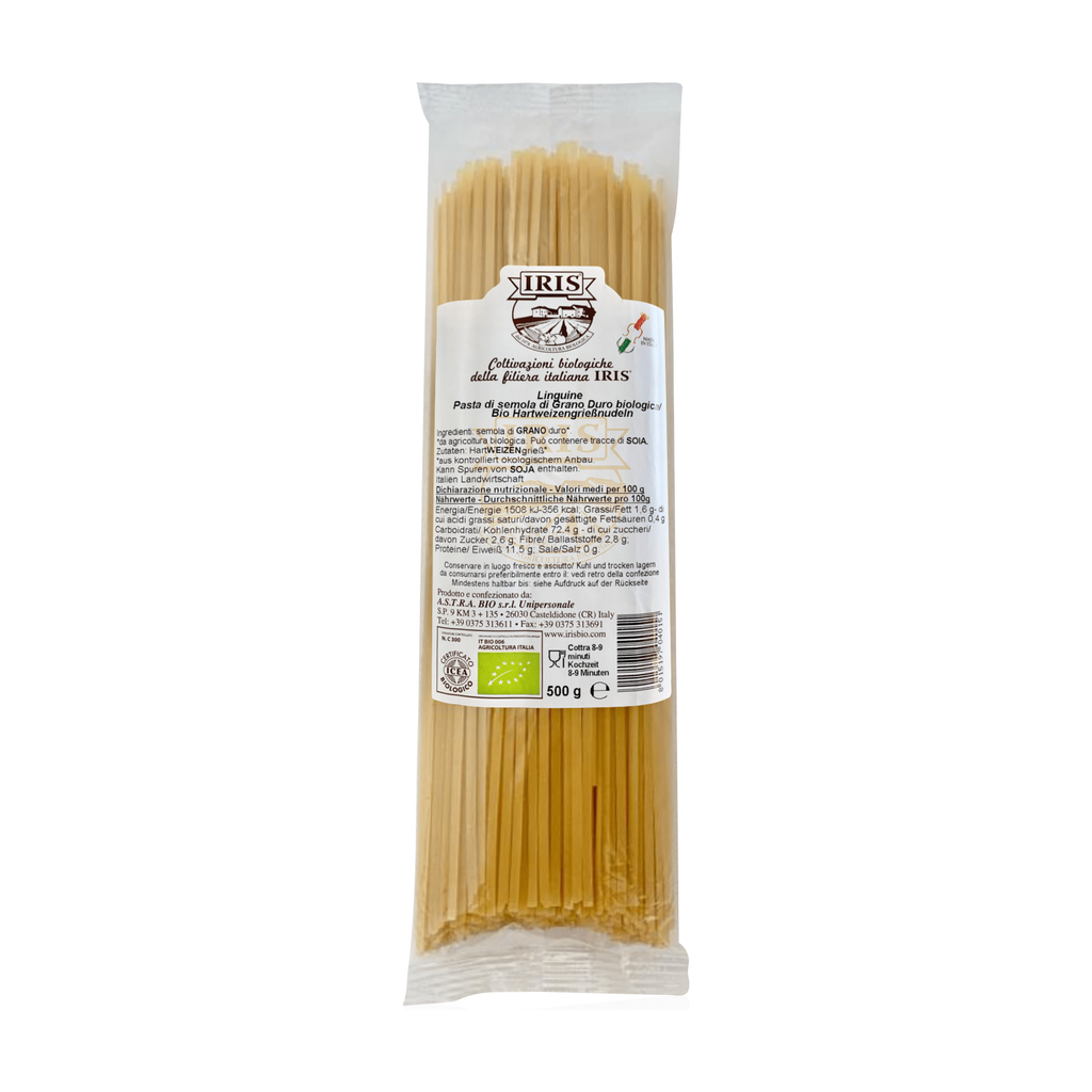 500g - Linguine blanches (Linguine semola) bio - Iris