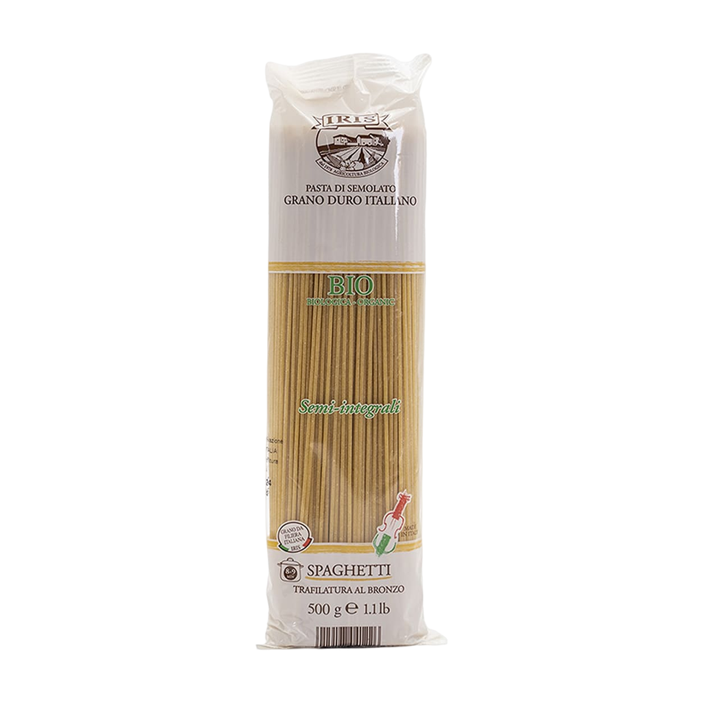 500g - Spaghettis demi-complètes (Spaghetti semolato) bio - Iris