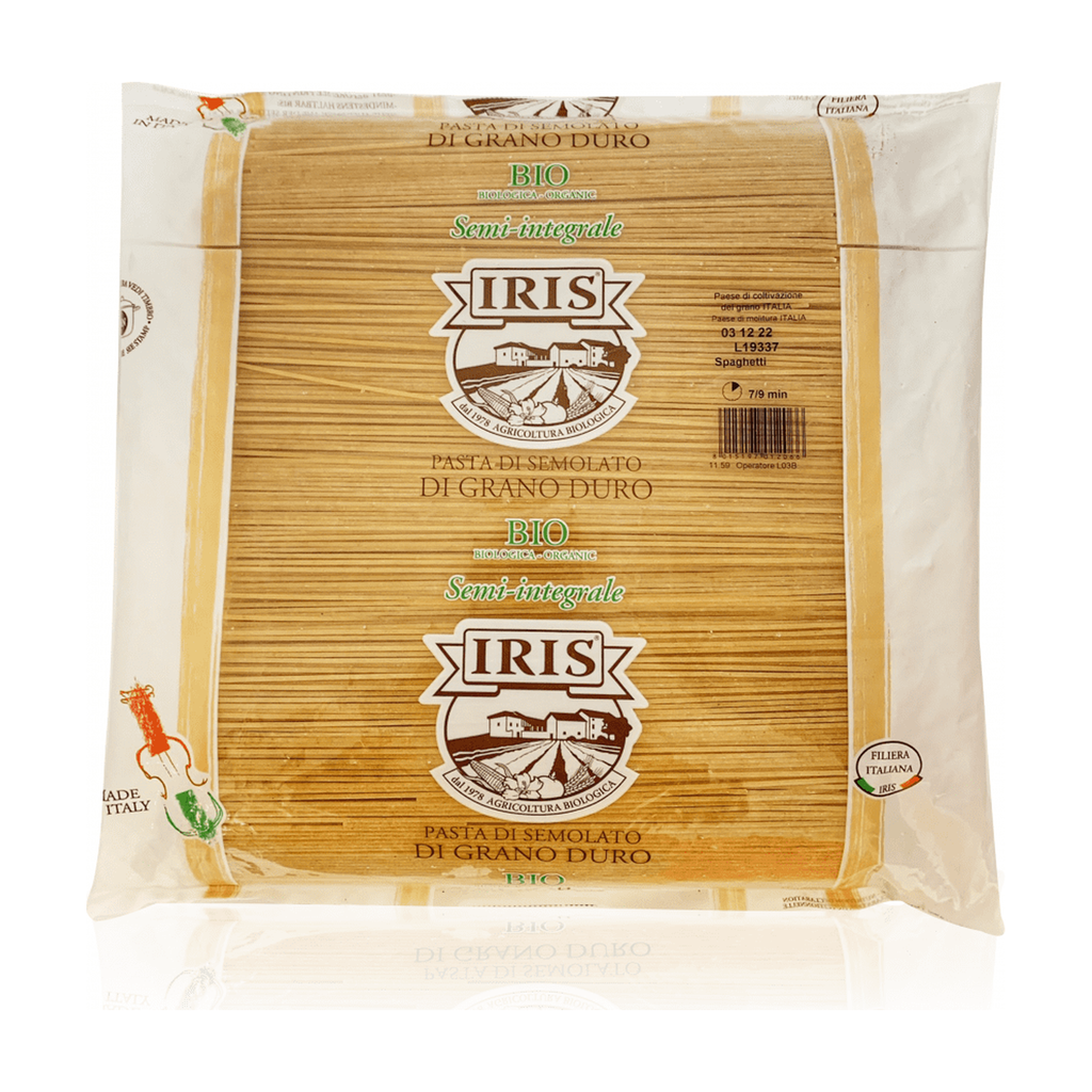 5kg - Spaghettis demi-complètes (Spaghetti semolato) bio - Iris