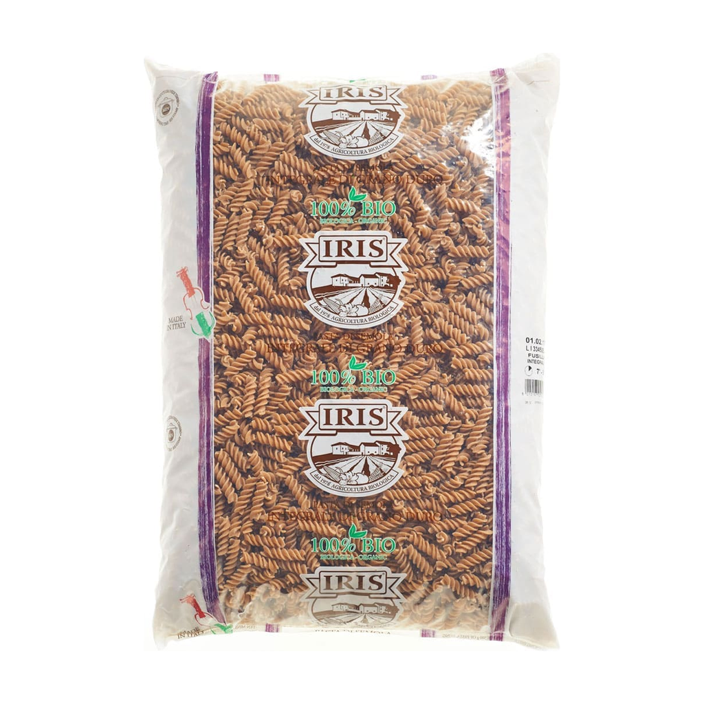 5kg - Spirales complètes (Fusili integrali) bio - Iris