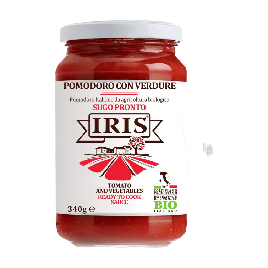 [IR-PULLEG340] 340g - Pulpe de tomate légumes (Pomodoro con Verdure) bio - Iris