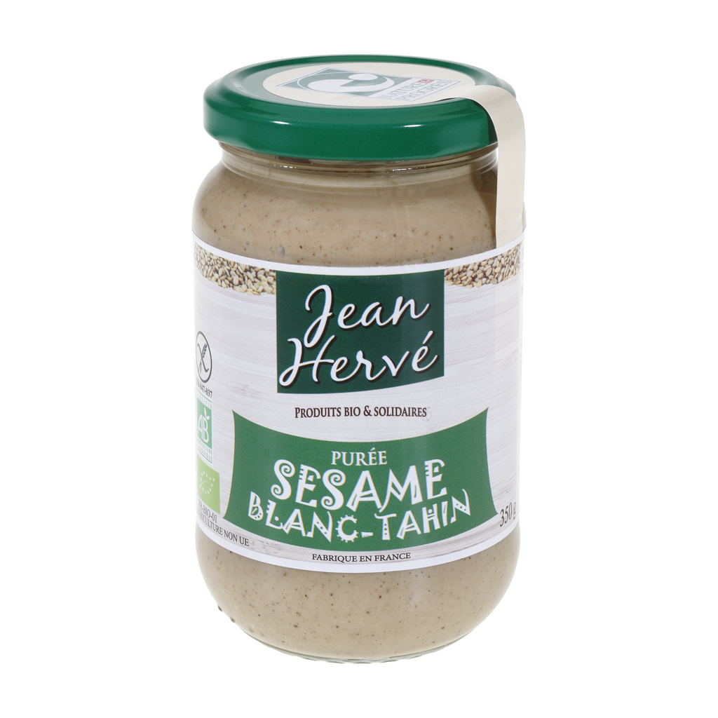 [JH-PURSESBL350] 350g - Purée de sésame blanc bio - Jean Hervé