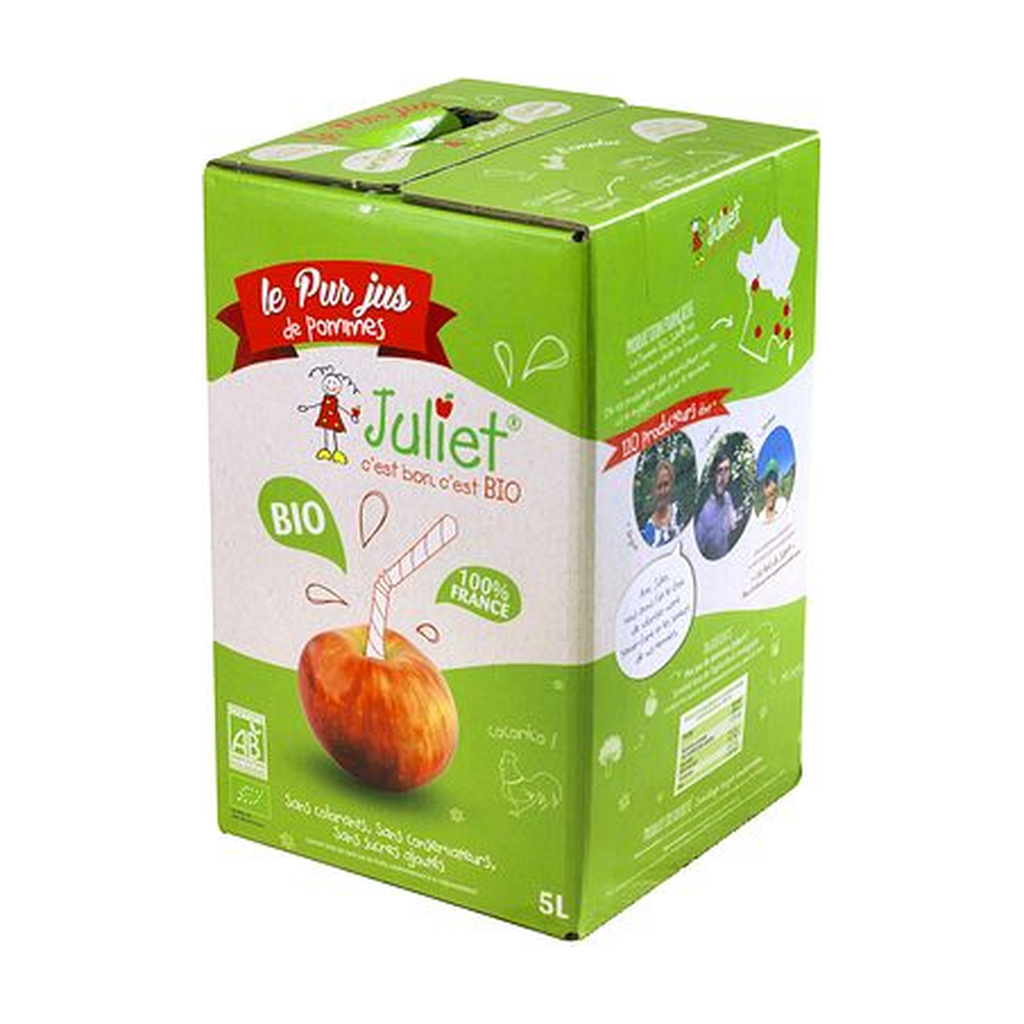 [JU-POM5L] 5l - Pur jus de pomme bio - Juliet