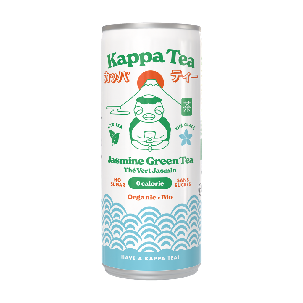25cl - Thé vert Jasmin  (sans sucre) bio  - Kappa Tea