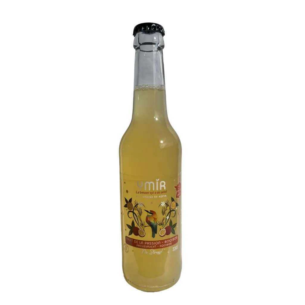 [KC-PARO33] 33cl - Kéfir Passion Rooibos bio (réemploi) - Kefir and Co / Ymir