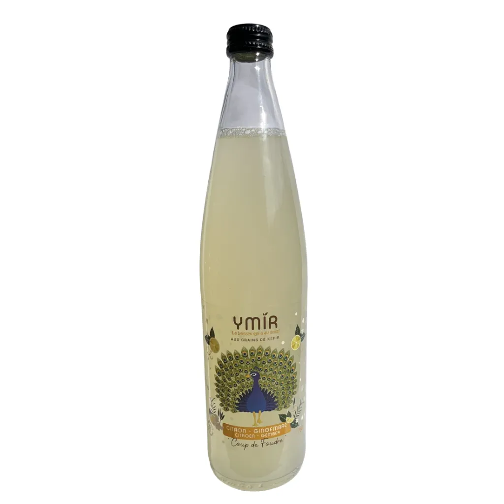 [KC-CIGI75] 75cl - Kéfir Citron Gingembre bio (réemploi) - Kefir and Co / Ymir