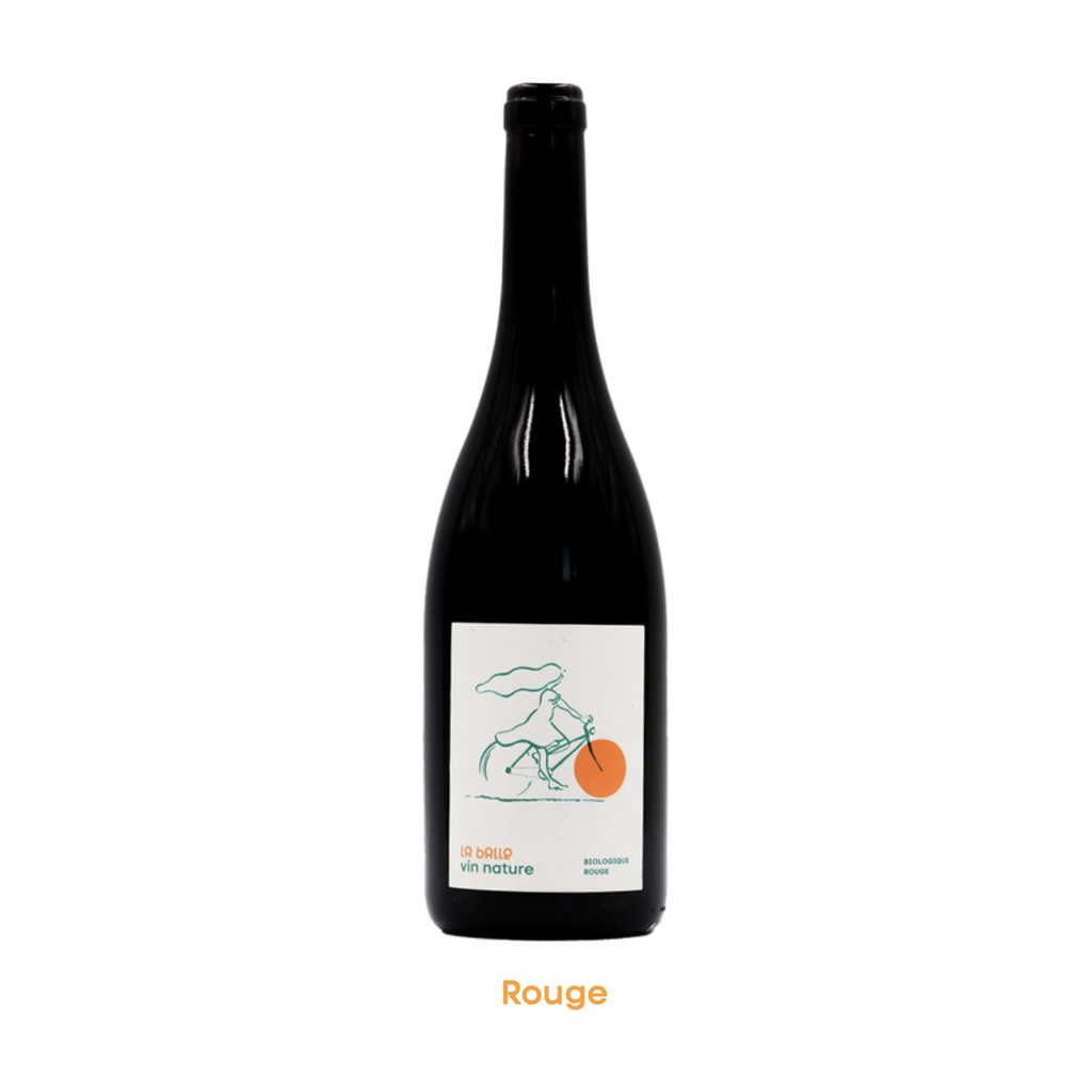 [BAL-VR-BALLADE75] 75cl - Vin nature rouge La Balade bio (réemploi) - La Balle