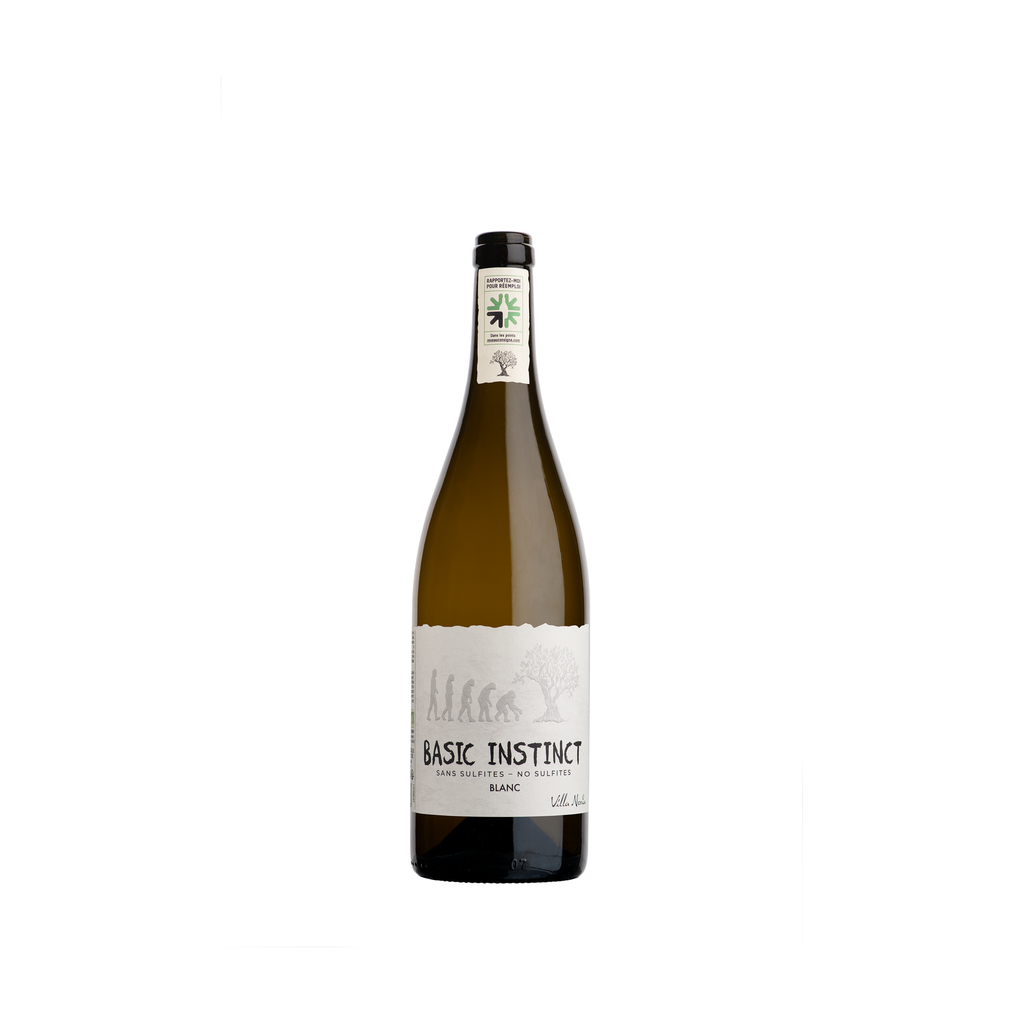 [VN-VB-BASINS75] 75cl - IGP Hérault blanc 'Basic Instinct' méthode nature bio (sans sulfite ajouté, réemploi) - Villa Noria