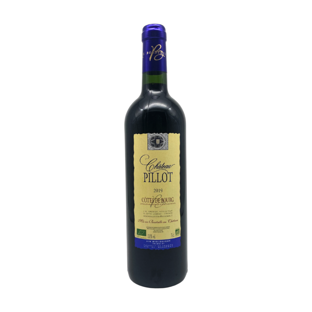 [VR-BDXBRG-PILLOT75] 75cl - AOC Bordeaux Côtes de Bourg rouge bio - Château Pillot