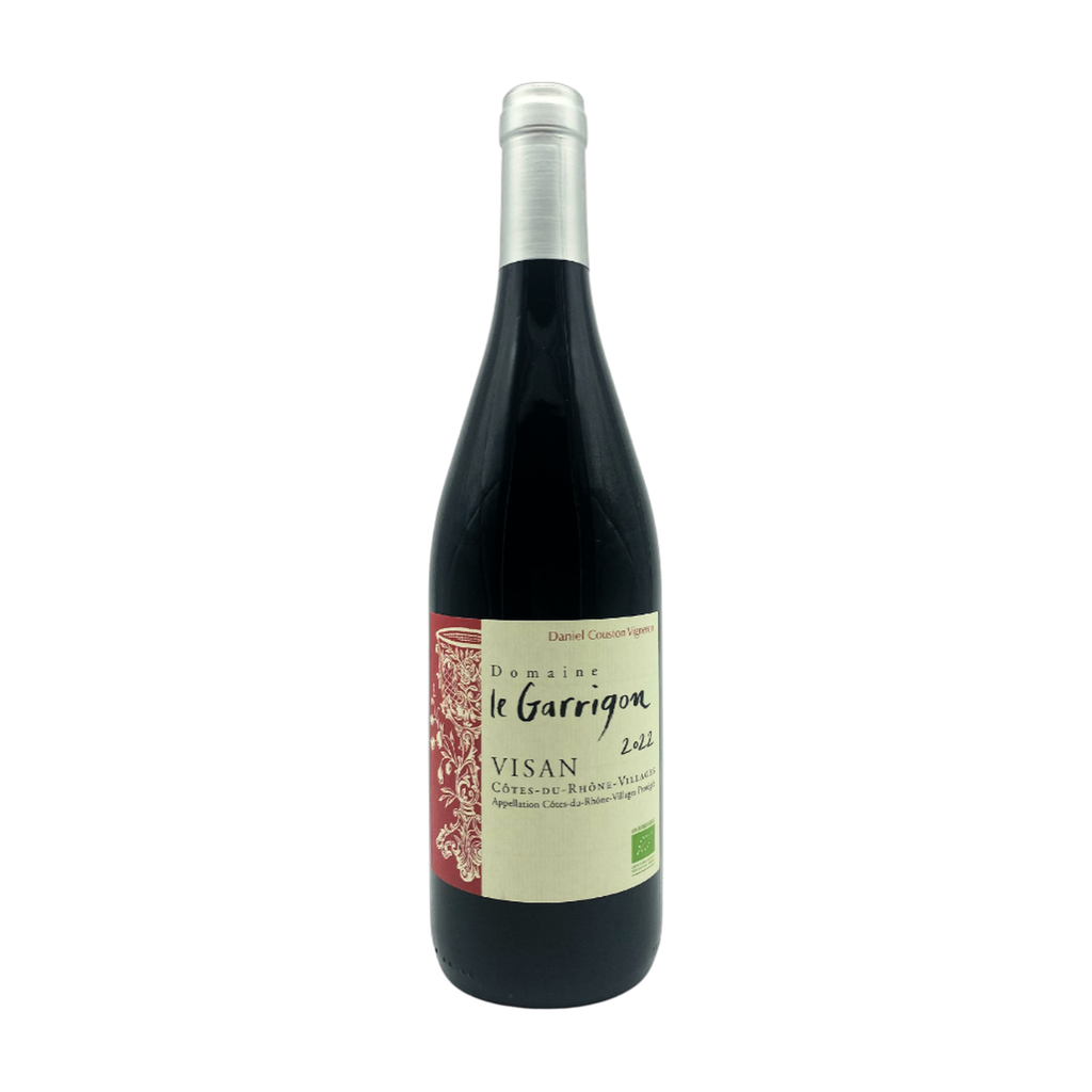 [VR-RHOVIS-GARRIGO75] 75cl - AOC Visan village rouge vegan bio - Le Garrigon