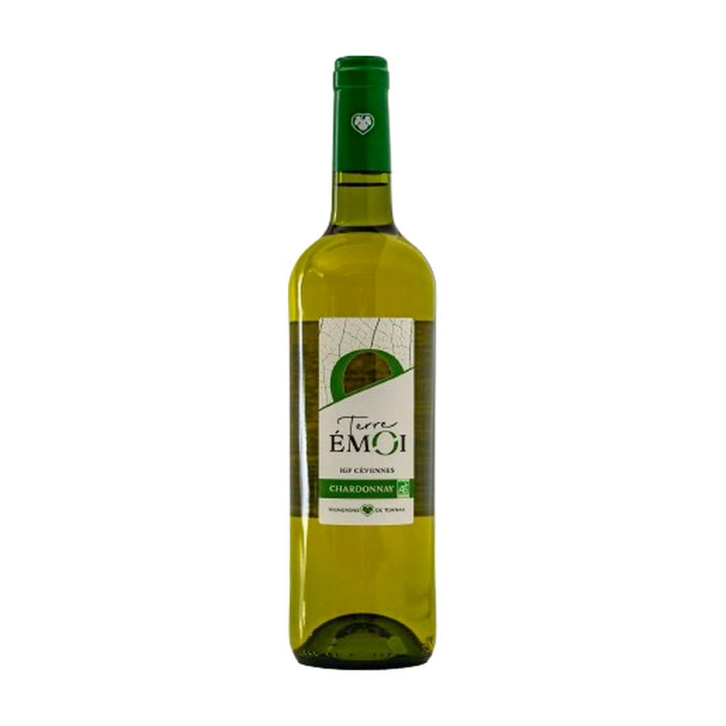 [VB-3033] 75cl - IGP Cévennes blanc Chardonnay Terre Émoi bio - Tornac