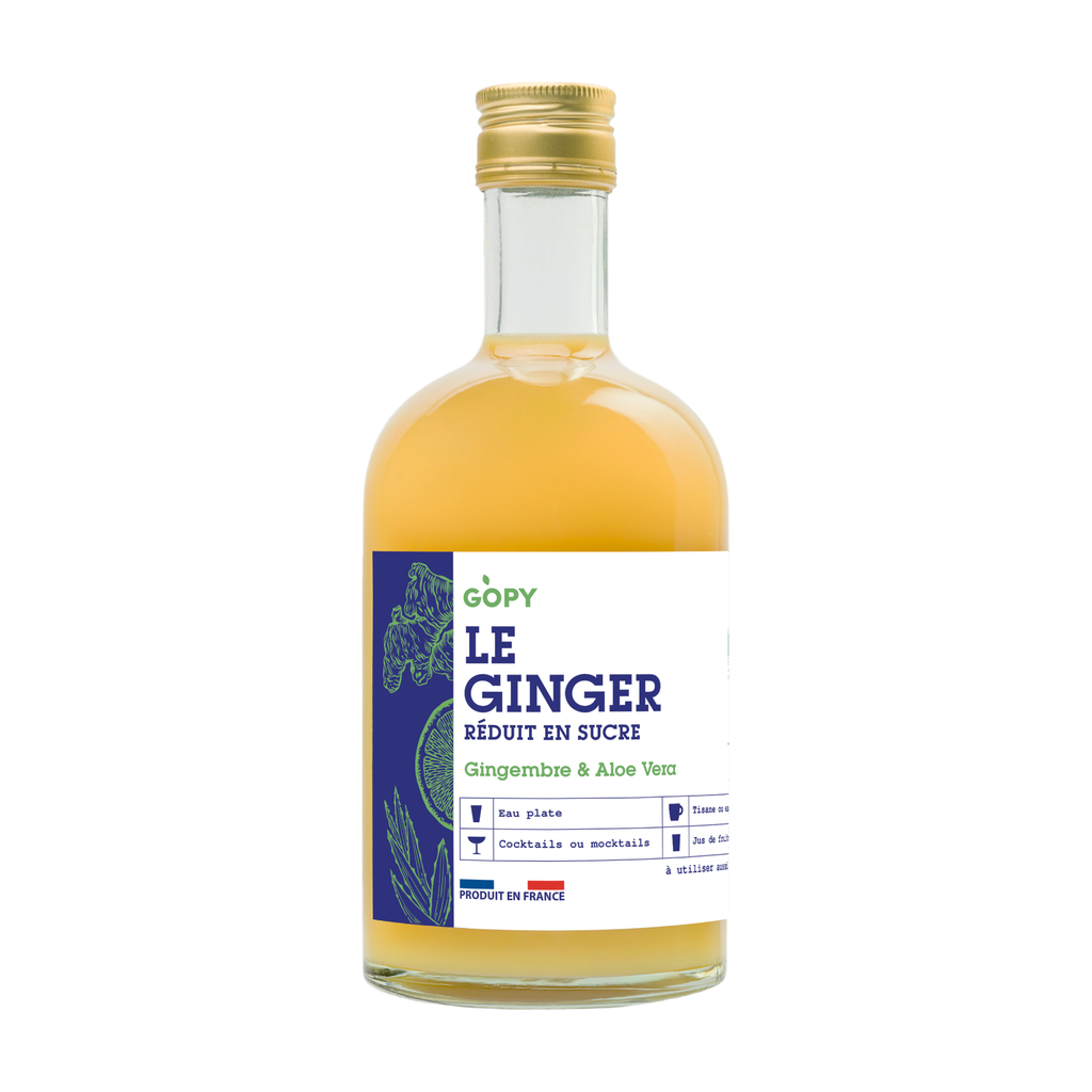 [DV-4608] 50cl - Le Ginger Zero Sucre (boisson à base de gingembre et aloe vera) bio - Gopy