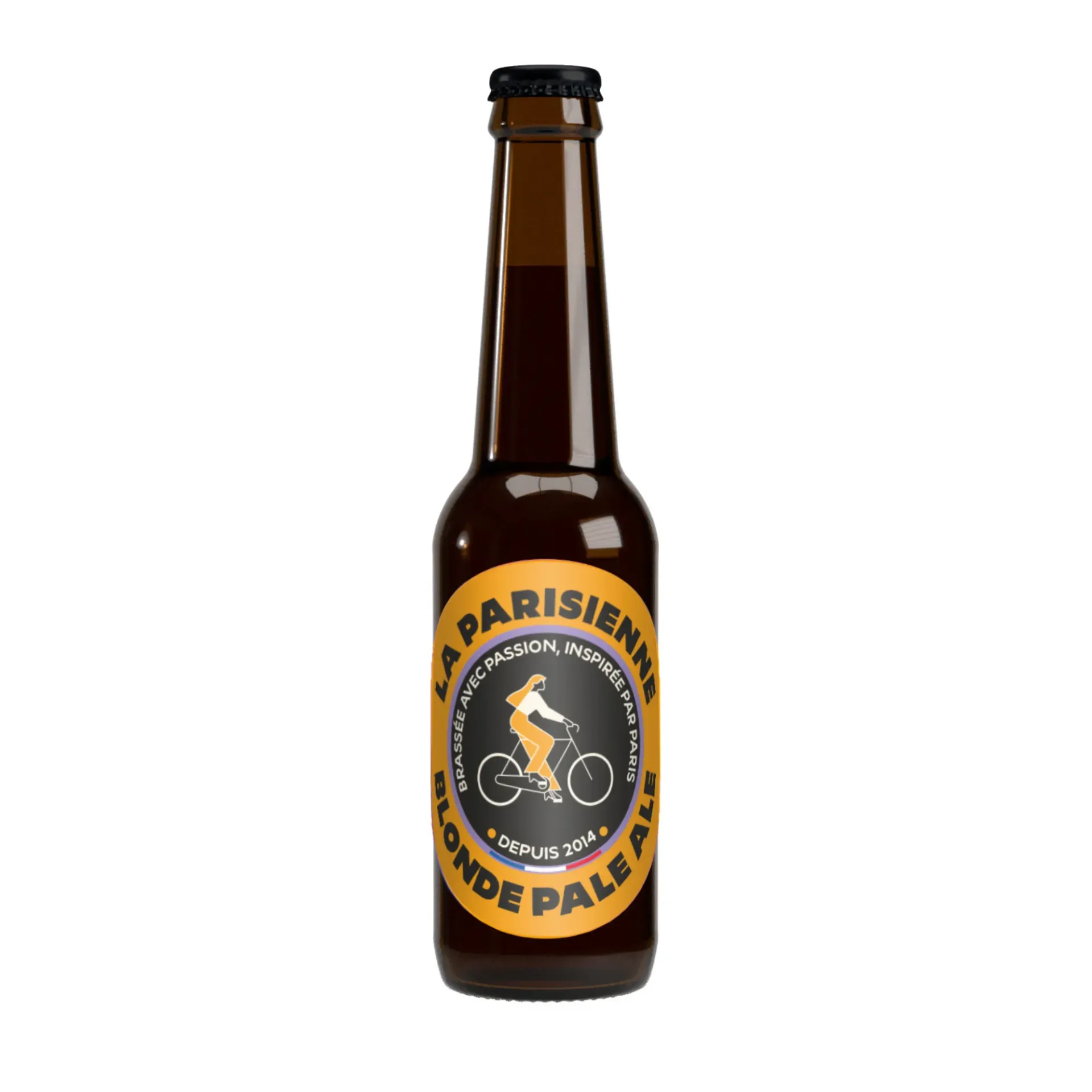 [PAR-BLSA33] 33cl - La Parisienne Blonde Pale Ale SANS ALCOOL bio (réemploi) - Brasserie La Parisienne
