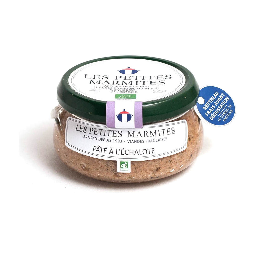 [PAT-LPMBECH] 150g - Pâté à l'échalote bio (réemploi) - Les Petites Marmites