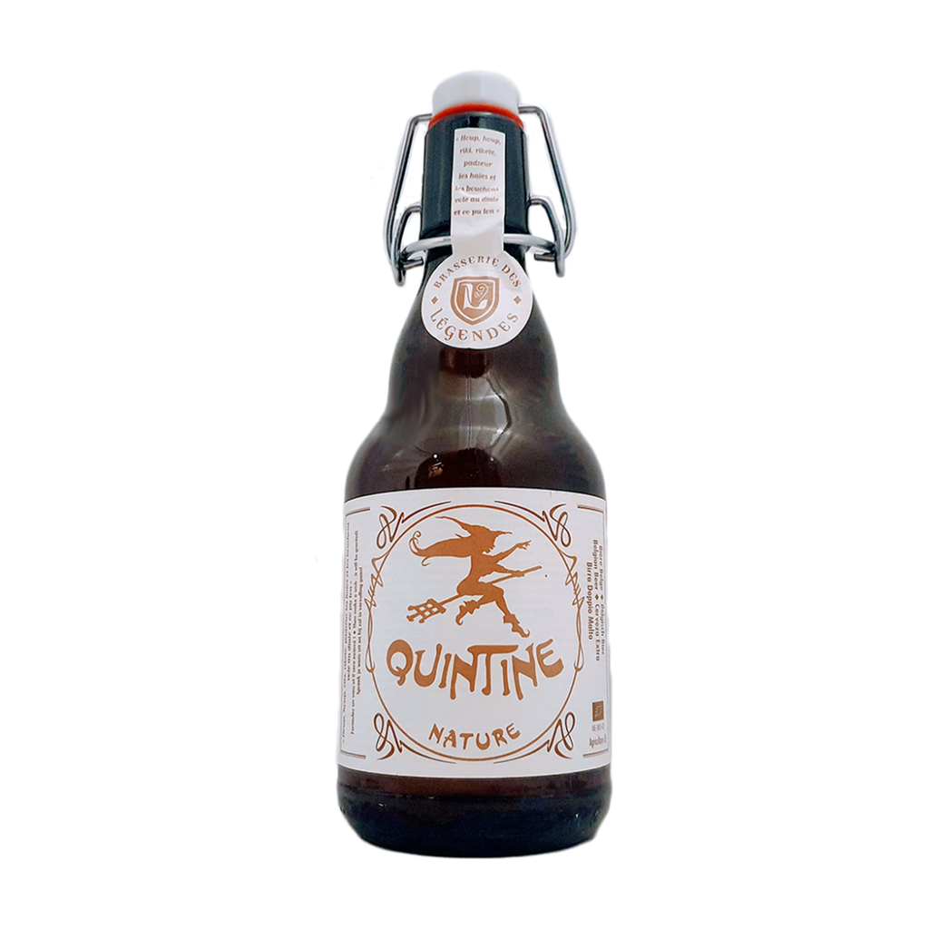 [QT-QUINTBL33] 33cl - Quintine - Nature - Blanche 5,9° bio (consigné) - Brasserie des Légendes