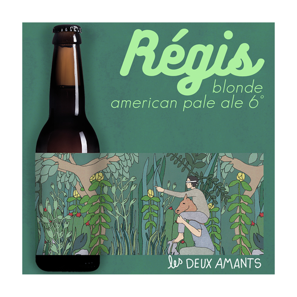 [2A-REGIS33] 33cl - Régis - Blonde american pale ale 6° bio (réemploi) - Les 2 Amants