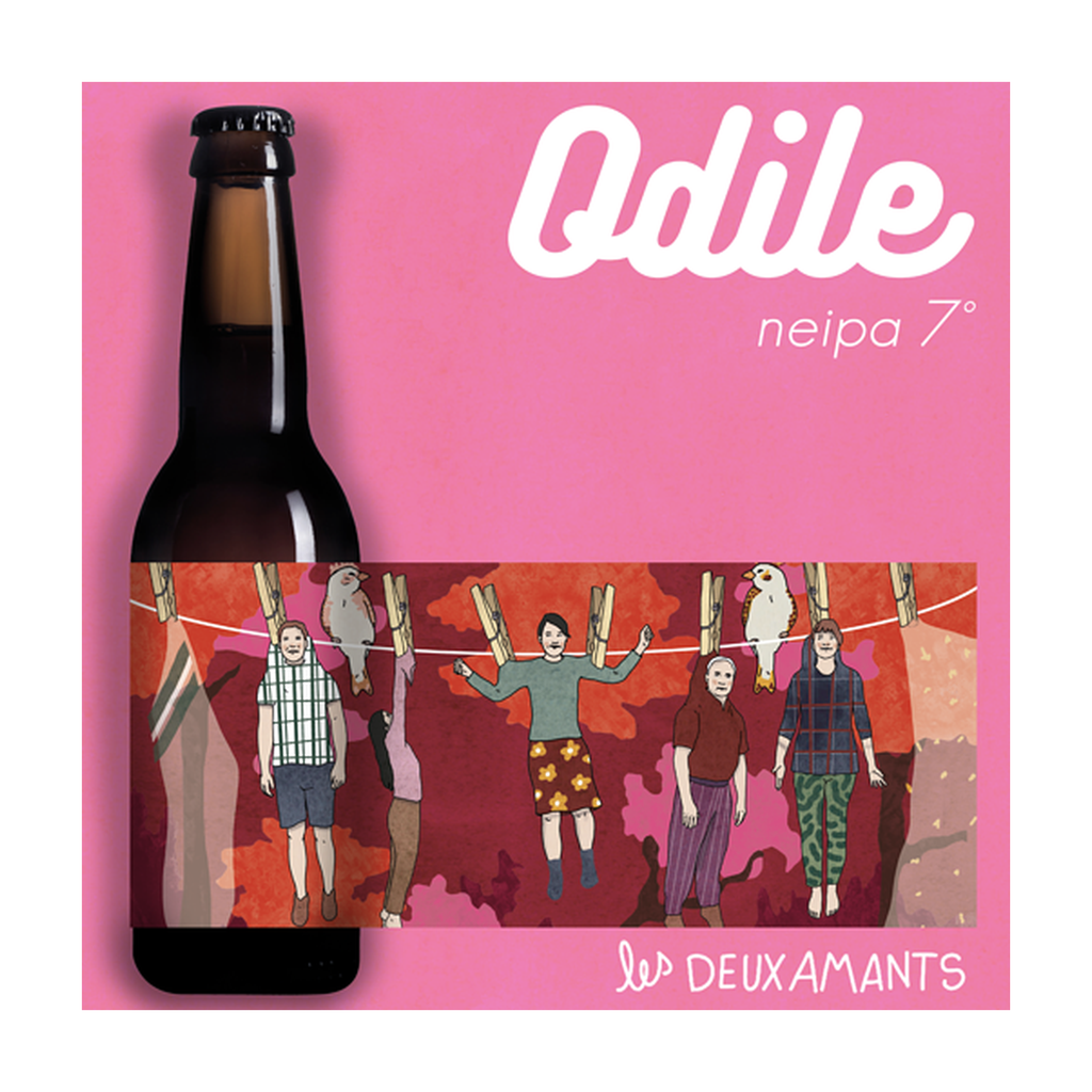 33cl - Odile - NEIPA 7° bio (réemploi) - Les 2 Amants