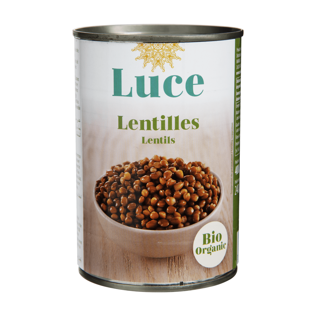 [MK-LULENC400] 400g - Lentilles en conserve bio - Luce