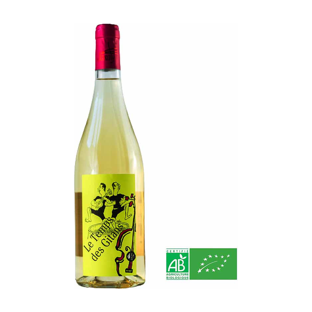 [VB-LGROC-TPSGIT75] 75cl - IGP d'Oc blanc Le Temps des Gitans bio - Mas de Janiny
