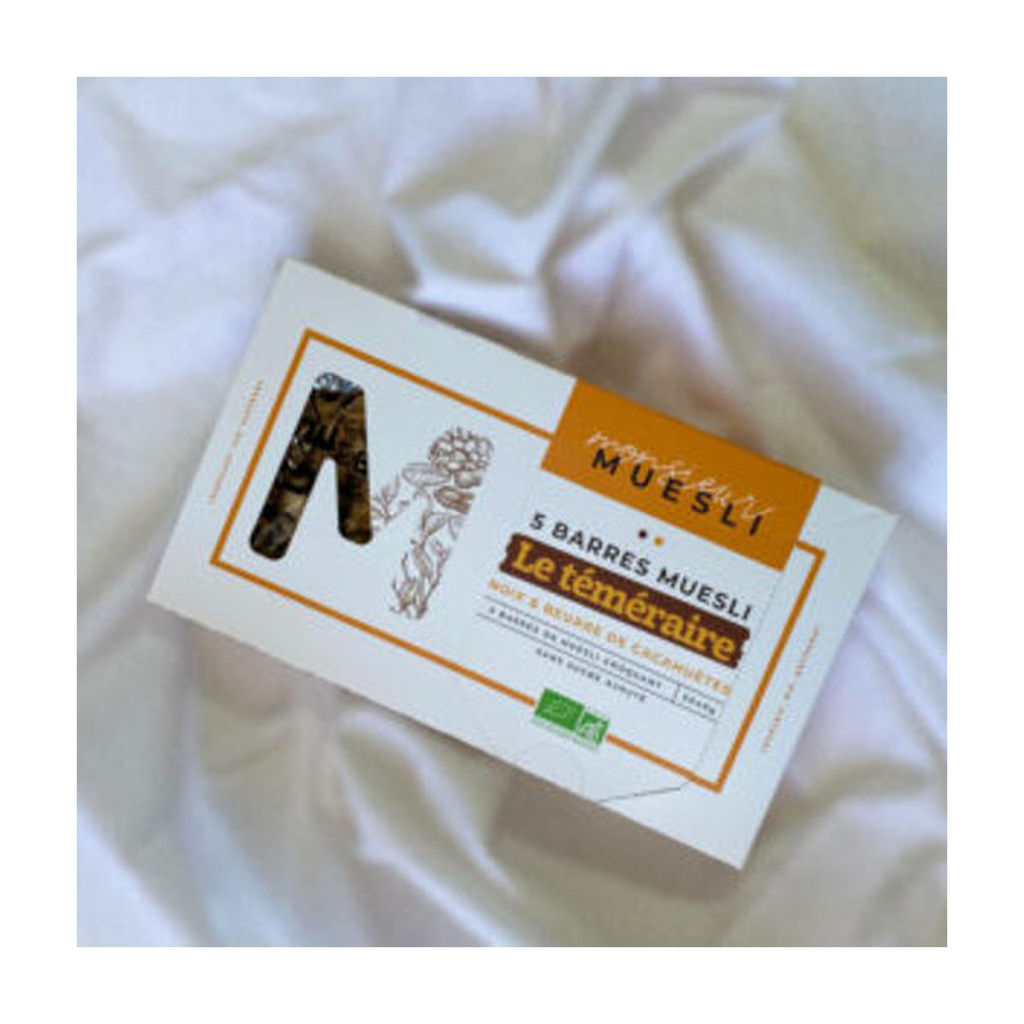 40g - Barre muesli Téméraire bio - Monsieur Muesli
