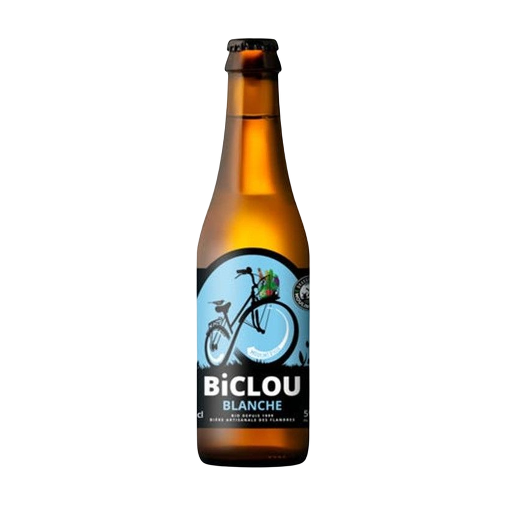 [MA-BIBLANC33] 33cl - Biclou Blanche - 5° bio (réemploi) - Brasserie Moulins d'Ascq