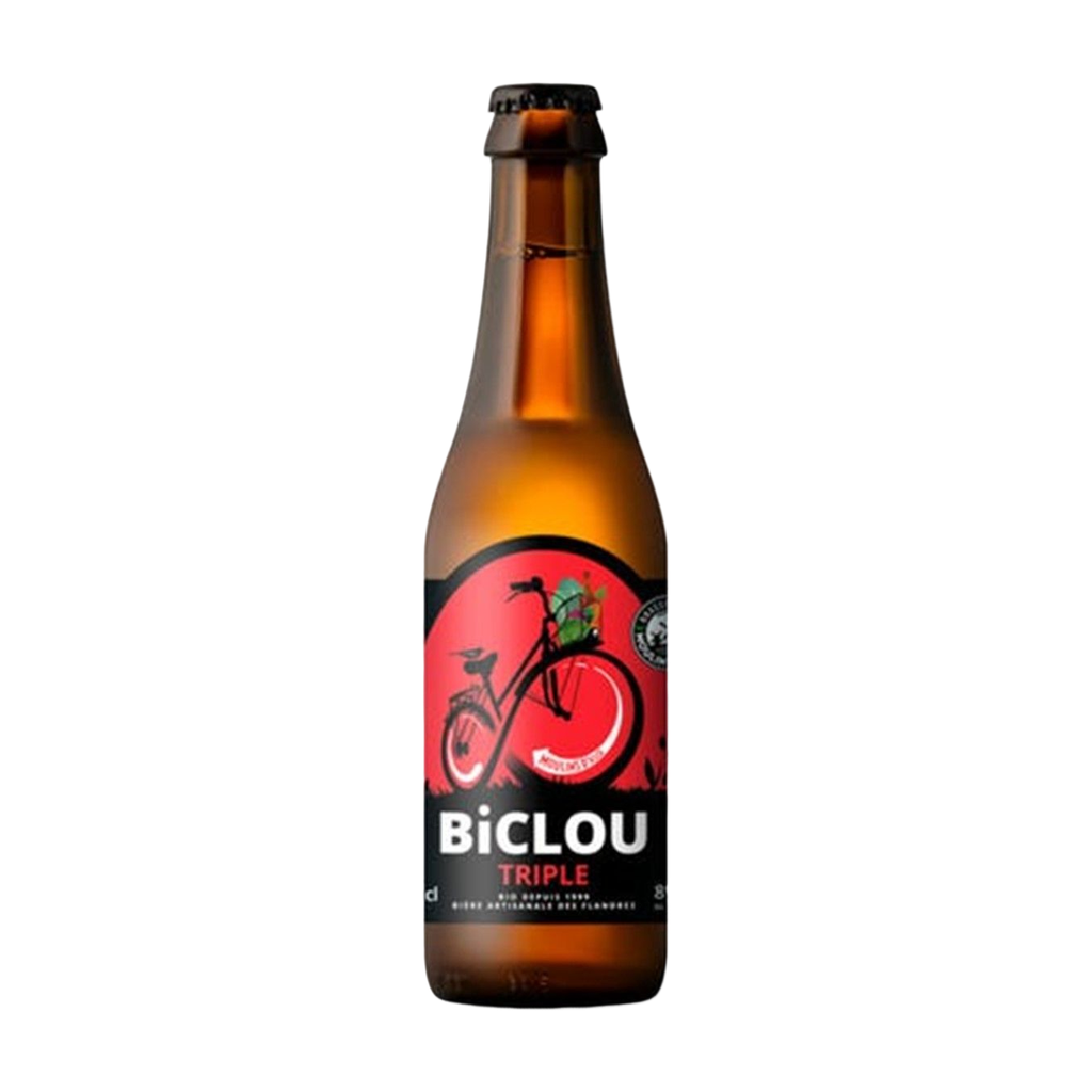 33cl - Biclou Triple - 8° bio (réemploi) - Brasserie Moulins d'Ascq