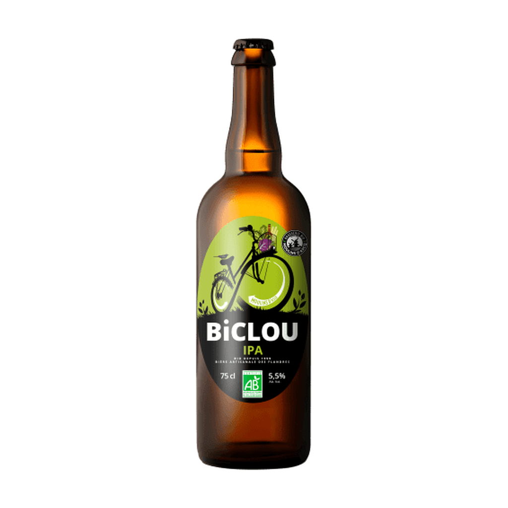 75cl - Biclou IPA - 5,5° bio (réemploi) - Brasserie Moulins d'Ascq