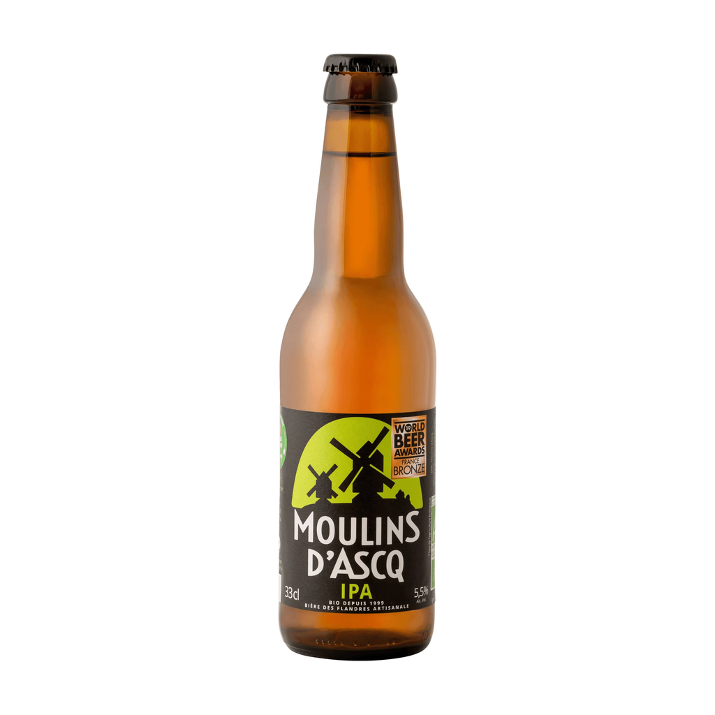 33cl - Moulins d'Ascq IPA - 5,5° bio (réemploi) - Brasserie Moulins d'Ascq