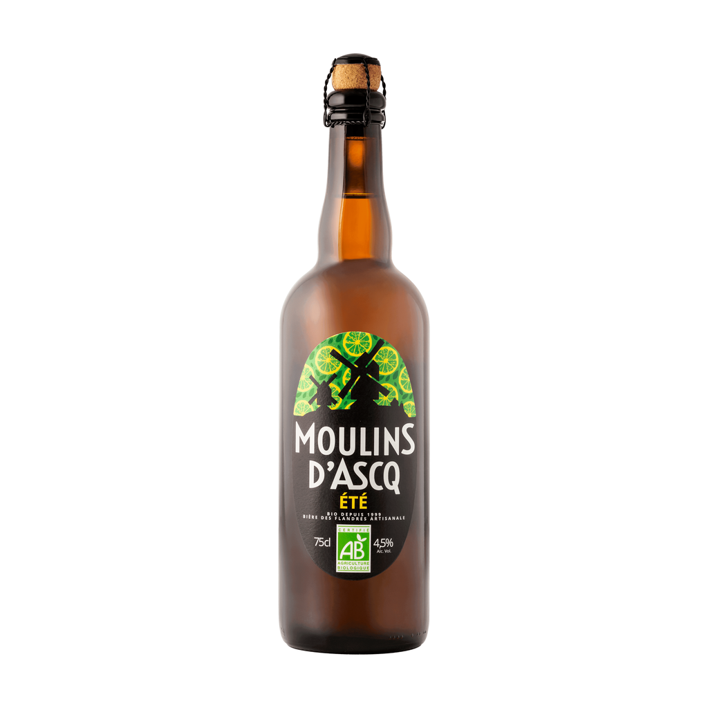 75cl - Moulin d'Ascq Eté 4,5° bio (réemploi) - Brasserie Moulins D'Ascq