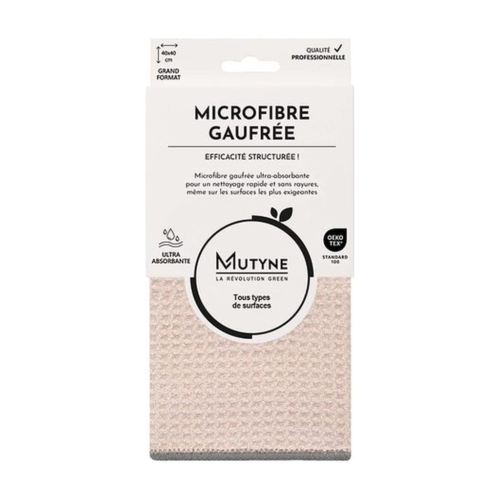 [MUT-MF010] Lavette Microfibre Gaufrée - Mutyne