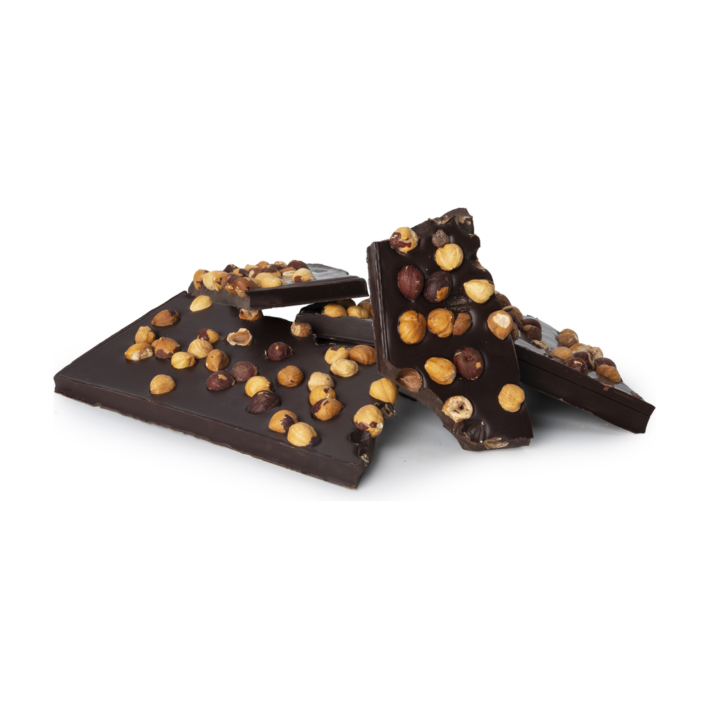 [NAO-N203] 900g x5 - Chocolat Noir-Noisettes 72% plaque bio - Nao