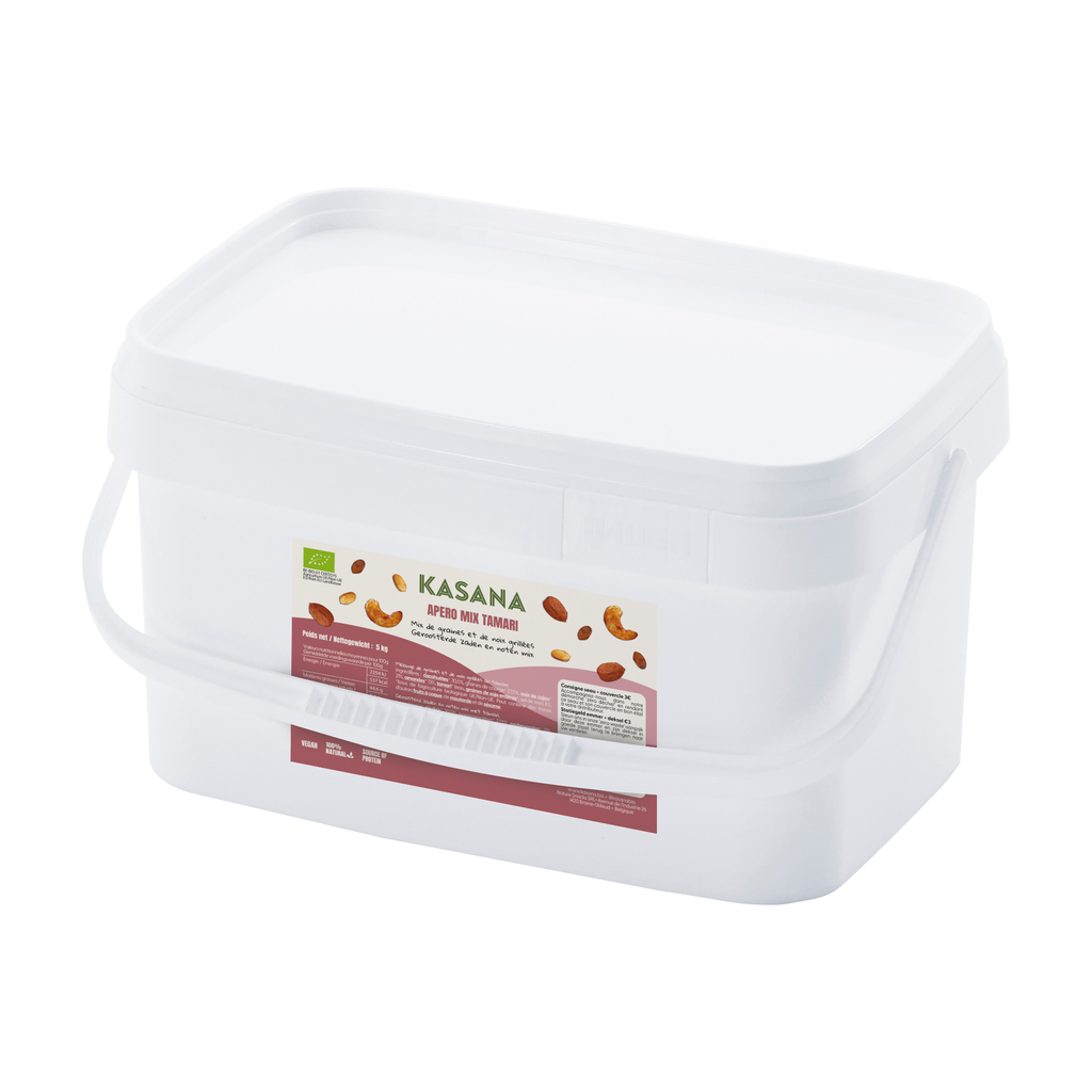 [NS-MIXAPTAM5KG] 5kg - Mix Apéro Graînes et noix -Tamari bio (consigné) - Kasana