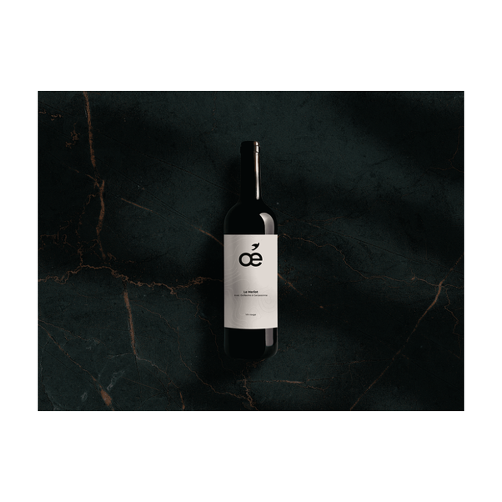 [OE-VR-MERL75] 75cl - Vin de France rouge Le Merlot bio (réemploi) - Oé