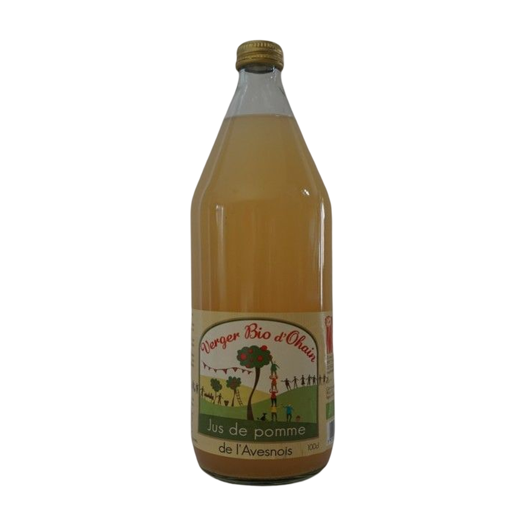 [OH-JUSPOM100] 1l - Jus de Pomme bio - Vergers d'Ohain