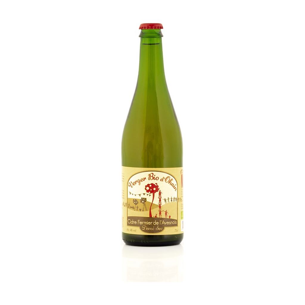 75cl - Cidre demi-sec bio - Vergers d'Ohain