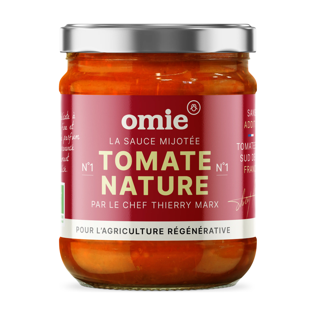 [OM-822] 185g - Sauce tomate texture épaisse (tomates plein champs) bio - Omie