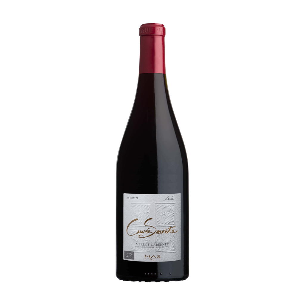 [VR-LGROC-CUVSECR75] 75cl - IGP d'Oc rouge 'Cuvée Secrète' MERLOT-CABERNET sans sulfite ajouté bio - Domaine Paul Mas
