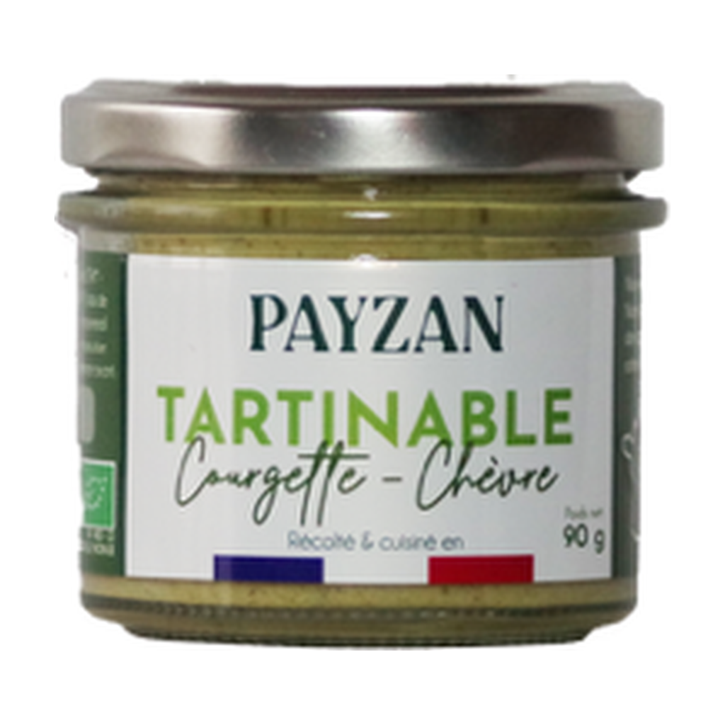 [PZ-COURGCHEV90] 90g - Tartinable Courgette-Chèvre bio - Payzan