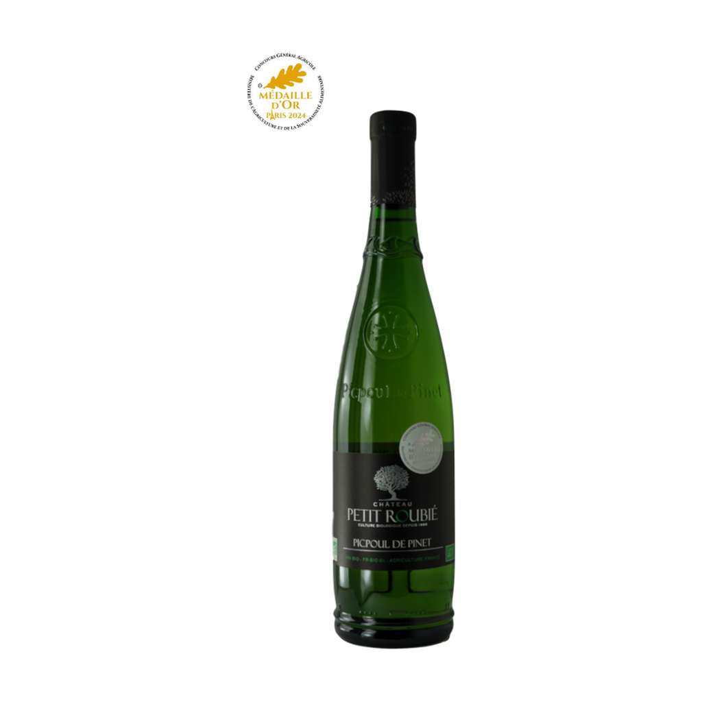 [VB-LGRCL-PPPROUB75] 75cl - AOP Côteaux du Languedoc blanc Picpoul de Pinet bio - Petit Roubié
