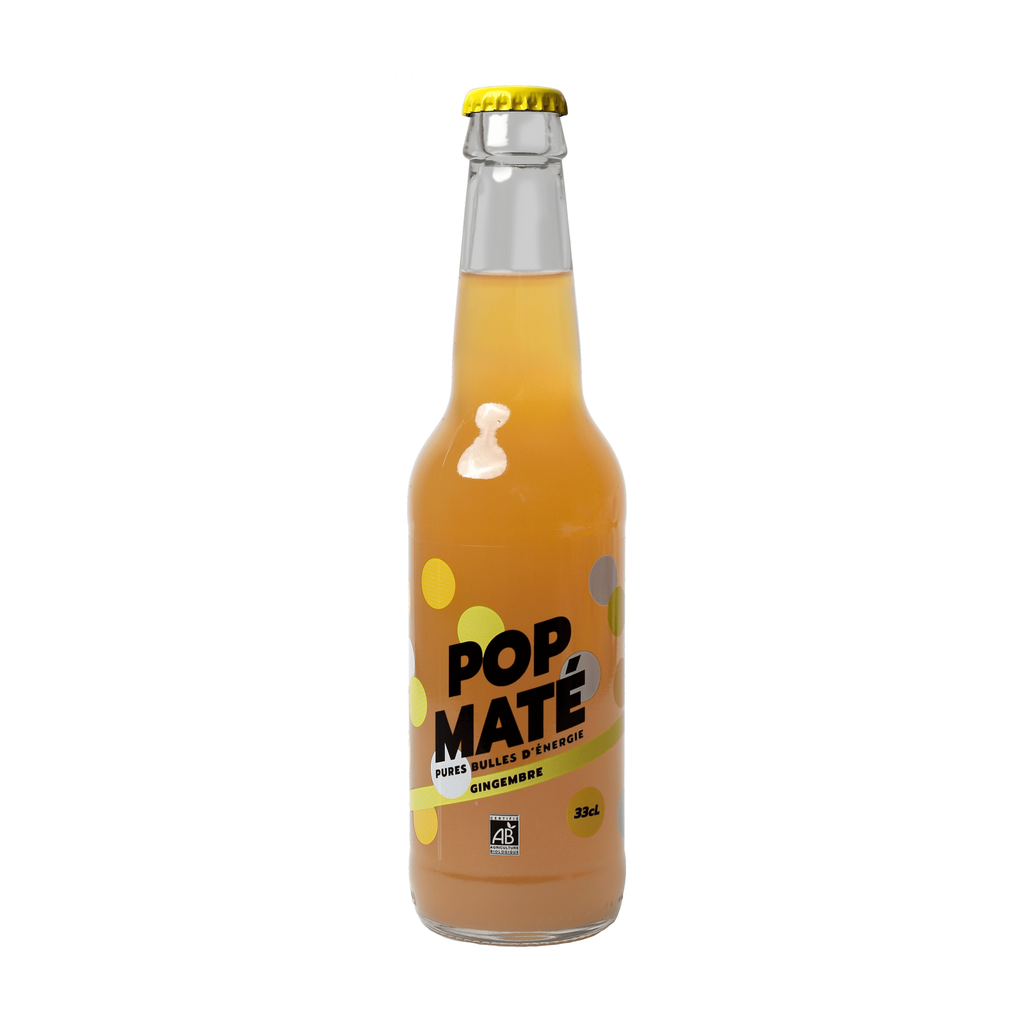 33cl - Pop Maté Gingembre bio - Pop Maté