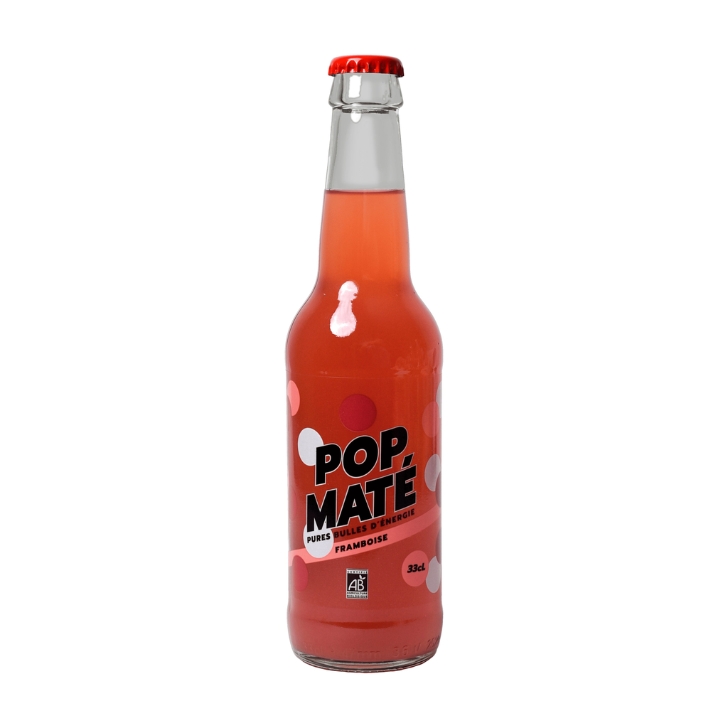 [POP-FRAMB33] 33cl - Pop Maté Framboise bio - Pop Maté