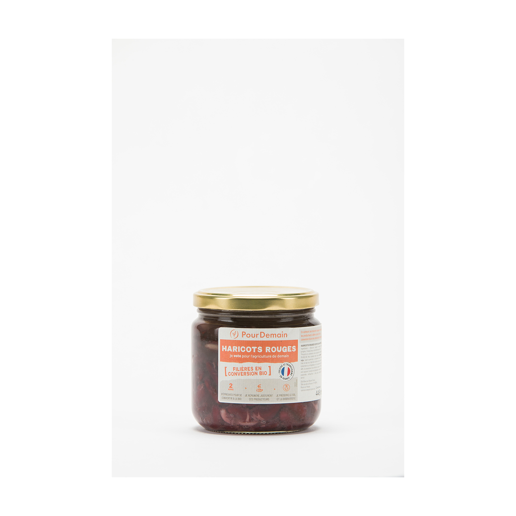 [DE-CSHARRG265] 265g - Conserve de haricots rouges en conversion bio - Pour Demain