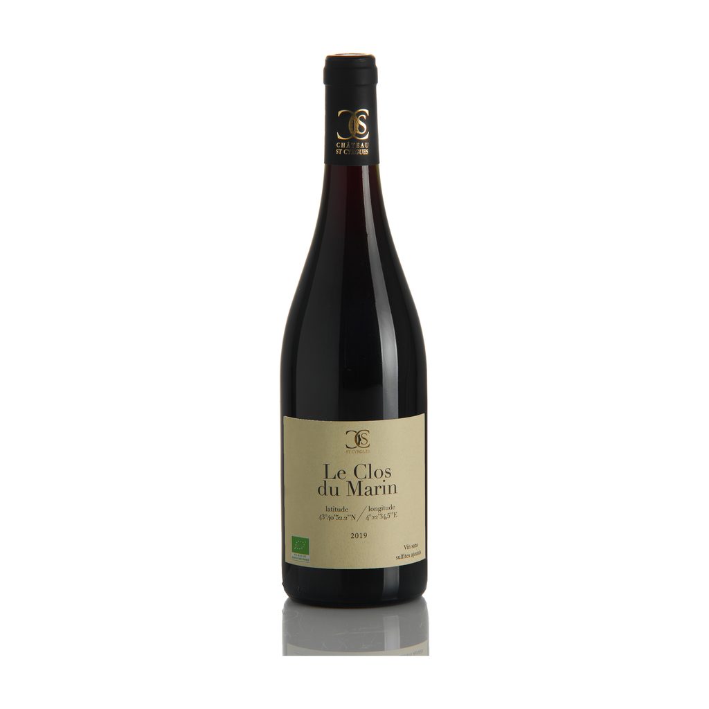 [VR-RHONIM-MARIN75] 75cl - AOC Costières de Nîmes rouge Le Clos du Marin sans sulfite ajouté bio - Château Saint Cyrgues