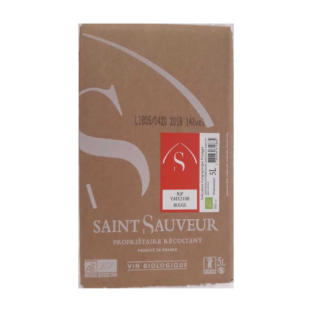 [VR-RHOVAU-STSAU5L] 5l - IGP Vaucluse rouge bio - Château Saint Sauveur