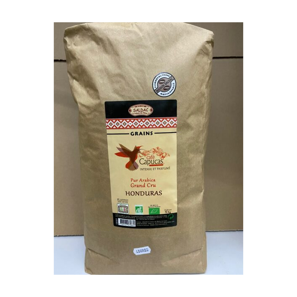 20kg - Café Capucas - Honduras 100% arabica grain (vrac) bio - Saldac
