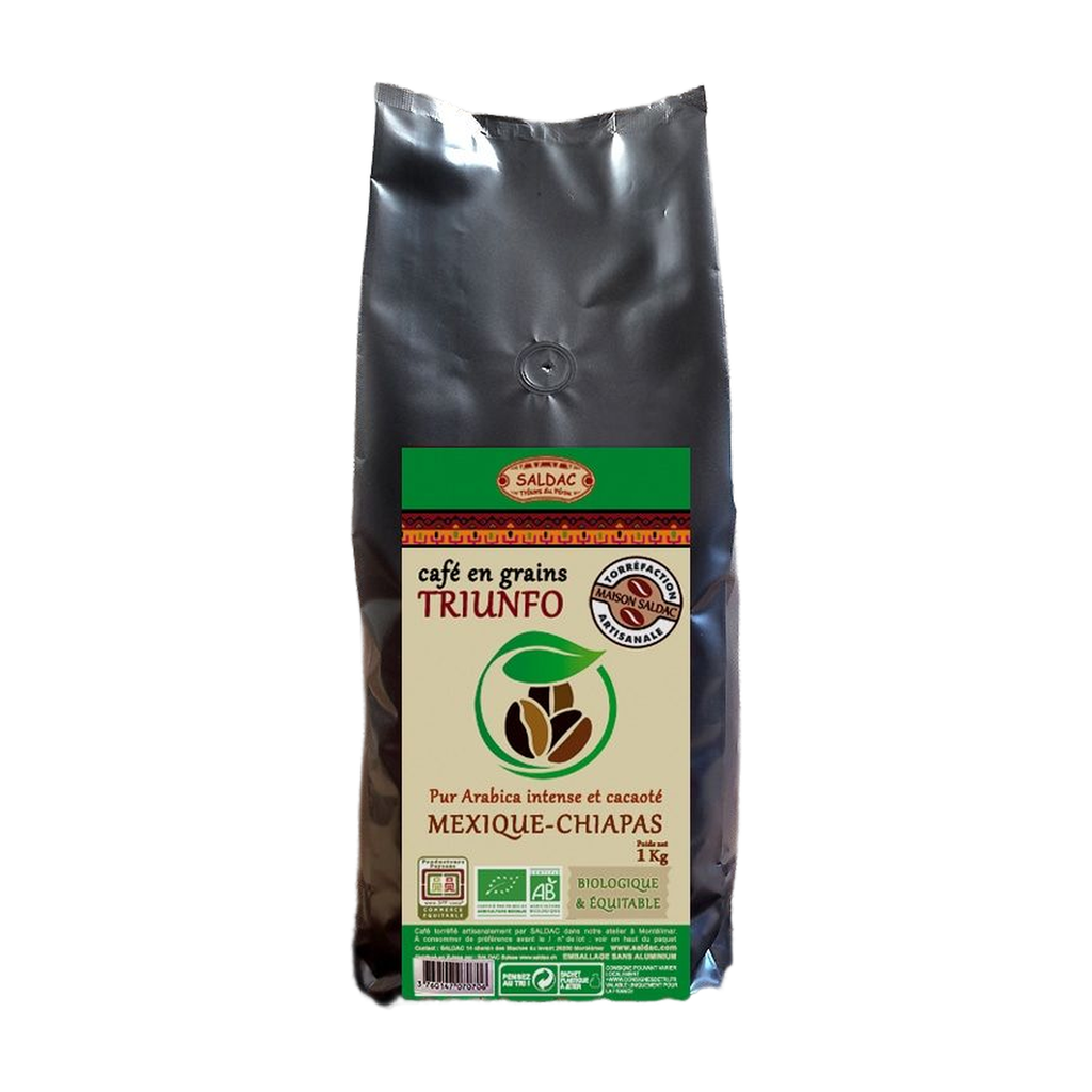 1kg - Café El Triunfo - Mexique (Chiapas) grain bio - Saldac