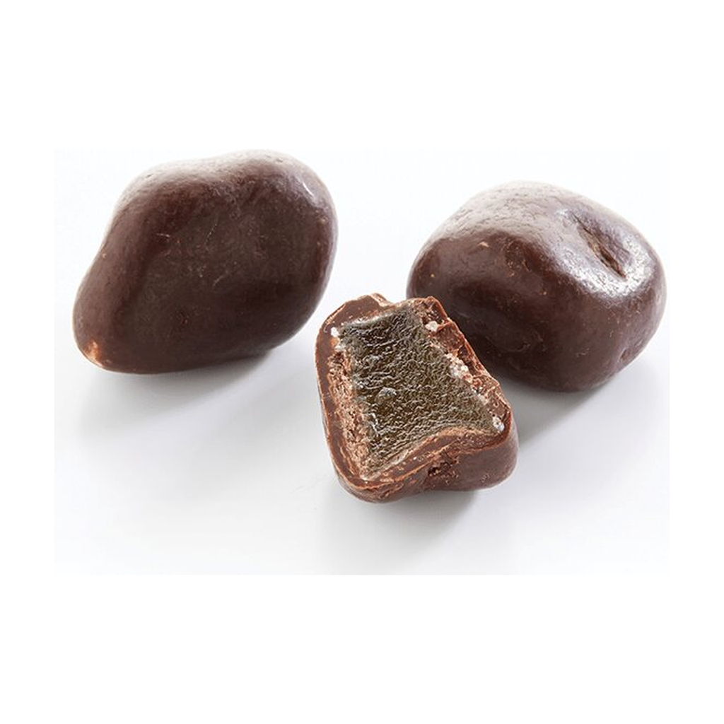 2kg - Gingembre confit enrobées chocolat noir 63% VRAC bio - Saldac