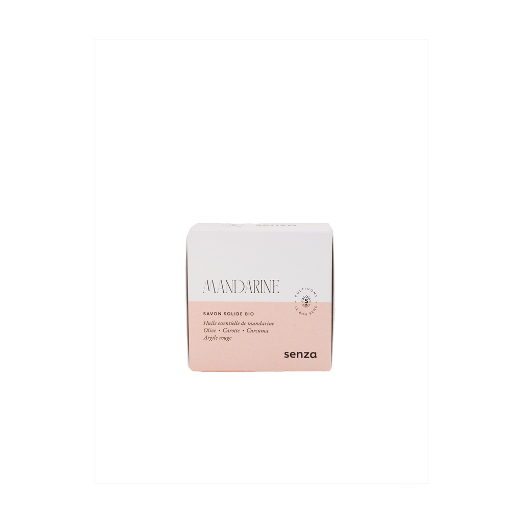 [SZ-SSME] 100g - Savon Mandarine emballé Nature et Progrès - Senza