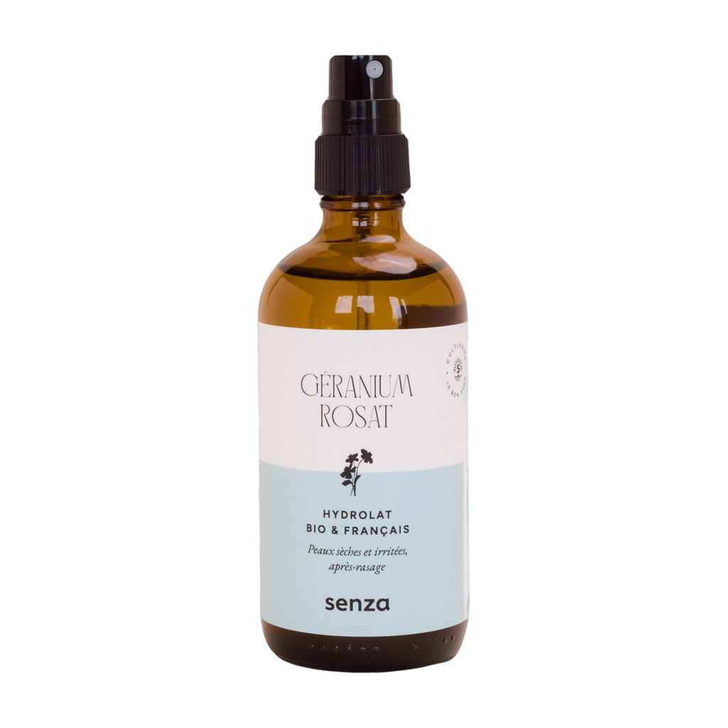 100ml - Hydrolat Géranium Rosat (consigné) Nature et Progrès - Senza