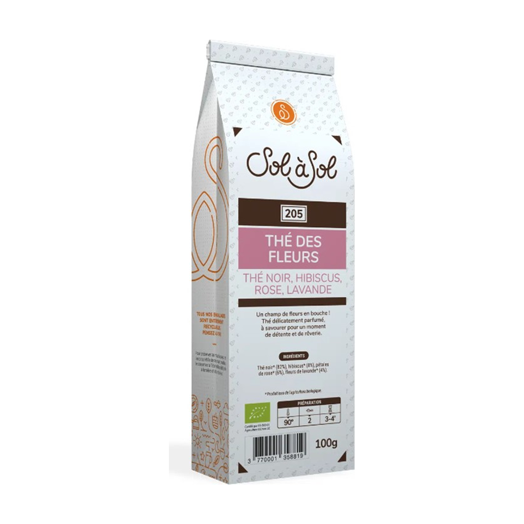 [SS-TN-FLEURS100] 100g - Thé des Fleurs bio - Sol à Sol